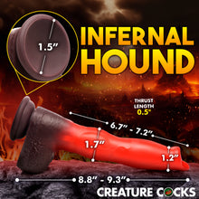 Load image into Gallery viewer, Ramming Hound Thrusting & Vibrating Silicone Dildo-7