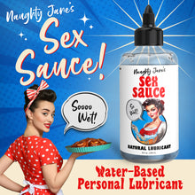 Load image into Gallery viewer, Naughty Jane's Sex Sauce Natural Lubricant - 8oz-1