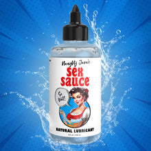 Load image into Gallery viewer, Naughty Jane's Sex Sauce Natural Lubricant - 8oz-0