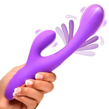 Load image into Gallery viewer, Tri Flick Silcione Flicking Rabbit Vibrator-0