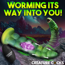 Load image into Gallery viewer, Squirmer Thrusting and Vibrating Silicone Dildo-2
