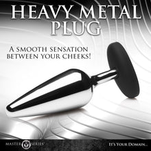 Load image into Gallery viewer, Butt Slut Metal & Silicone Butt Plug-3