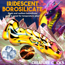 Load image into Gallery viewer, Dragon Glass Glass Dildo-2