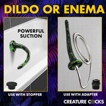 Load image into Gallery viewer, Spitting Serpent Silicone Enema Snake-2