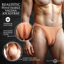 Load image into Gallery viewer, Pussy Strap Silicone Vagina Jockstrap-1