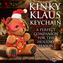 Load image into Gallery viewer, Holiday Bondage Bear Keychain - White-1