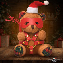 Load image into Gallery viewer, Holiday Bondage Bear Keychain - White-0