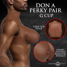 Load image into Gallery viewer, Perky Pair G-Cup Silicone Breasts - Dark-1