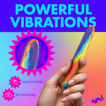 Load image into Gallery viewer, Rainbow Silicone Vibrator-2