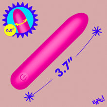 Load image into Gallery viewer, Tapered Flexible Silicone Bullet - Pink-4