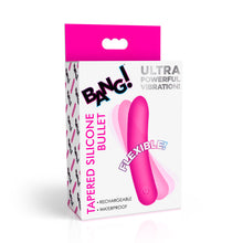 Load image into Gallery viewer, Tapered Flexible Silicone Bullet - Pink-6