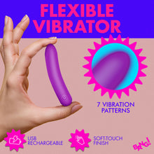Load image into Gallery viewer, Tapered Flexible Silicone Bullet - Purple-1
