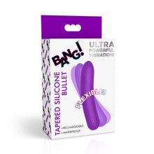 Load image into Gallery viewer, Tapered Flexible Silicone Bullet - Purple-6