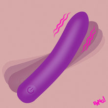 Load image into Gallery viewer, Tapered Flexible Silicone Bullet - Purple-0