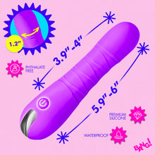 Load image into Gallery viewer, New Thrusting Silicone Dildo - Purple-2