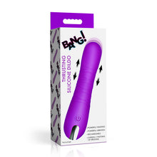 Load image into Gallery viewer, New Thrusting Silicone Dildo - Purple-4