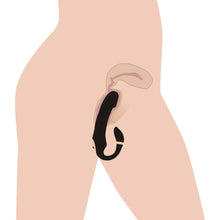 Load image into Gallery viewer, 10X Pleasure Pose Come Hither Silicone Vibrator with Poseable Clit Stimulator
