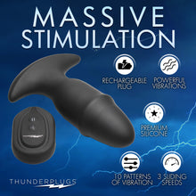 Load image into Gallery viewer, 10X Sliding Ring Silicone Missile Plug with Remote-4