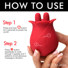 Load image into Gallery viewer, 10X Fondle Massaging Rose Silicone Clit Stimulators-8