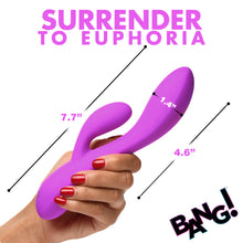 Load image into Gallery viewer, 10X Flexible Silicone Rabbit Vibrator - Purple-3