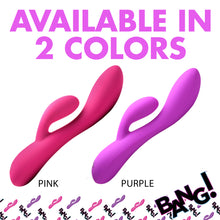 Load image into Gallery viewer, 10X Flexible Silicone Rabbit Vibrator - Purple-9