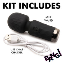 Load image into Gallery viewer, 10X Mini Silicone Wand - Black-7