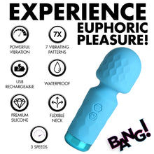 Load image into Gallery viewer, 10X Mini Silicone Wand - Blue-4