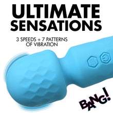 Load image into Gallery viewer, 10X Mini Silicone Wand - Blue-5
