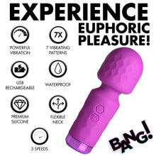 Load image into Gallery viewer, 10X Mini Silicone Wand - Purple-4