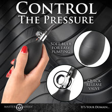 Load image into Gallery viewer, Ass Puffer Nubbed Inflatable Silicone Anal Plug-4