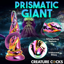 Load image into Gallery viewer, Enchantress Rainbow Glass Dildo-5