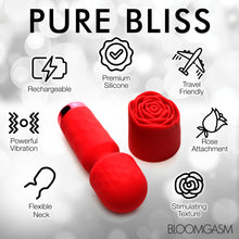Load image into Gallery viewer, Pleasure Rose-Petite Mini Silicone Rose Wand-4
