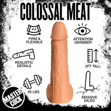 Load image into Gallery viewer, Moby Huge 2 Foot Tall Super Dildo - Light-4