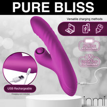 Load image into Gallery viewer, Bumping Bunny Thrusting & Pulsing Silicone Rabbit Vibrator-7
