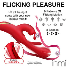 Load image into Gallery viewer, Flicking Silicone Rabbit Vibrator-4