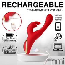 Load image into Gallery viewer, Flicking Silicone Rabbit Vibrator-6
