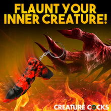 Load image into Gallery viewer, Fire Demon Mini Dildo Key Chain-2