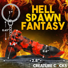 Load image into Gallery viewer, Fire Demon Mini Dildo Key Chain-3
