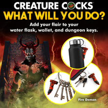 Load image into Gallery viewer, Fire Demon Mini Dildo Key Chain-7