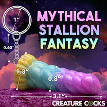 Load image into Gallery viewer, Mystique Unicorn Mini Dildo Key Chain-3
