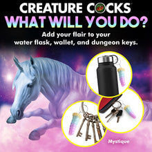 Load image into Gallery viewer, Mystique Unicorn Mini Dildo Key Chain-7