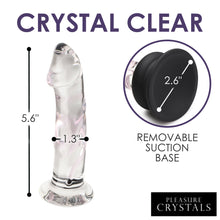 Load image into Gallery viewer, Glass Dildo with Silicone Base - 5.6 Inch-3
