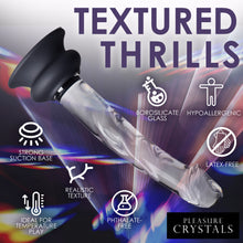Load image into Gallery viewer, Glass Dildo with Silicone Base - 7 Inch-4