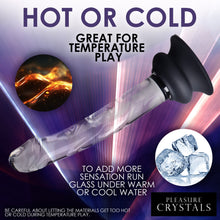 Load image into Gallery viewer, Glass Dildo with Silicone Base - 7 Inch-5