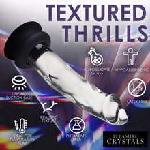 Load image into Gallery viewer, Glass Dildo with Silicone Base - 7.6 Inch-4