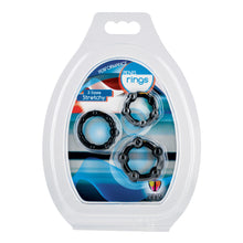 Load image into Gallery viewer, Black Performance Erection Rings - Packaged