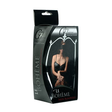 Load image into Gallery viewer, Le Boheme Satin Blindfold - Black