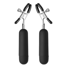 Load image into Gallery viewer, Dark Passion Vibrating Nipple Clamps