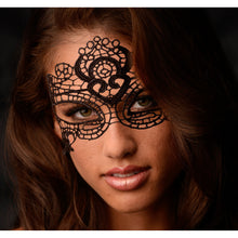 Load image into Gallery viewer, The Enchanted Black Lace Mask