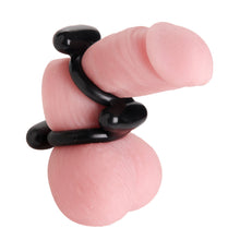 Load image into Gallery viewer, Dual Stretch To Fit Cock and Ball Ring